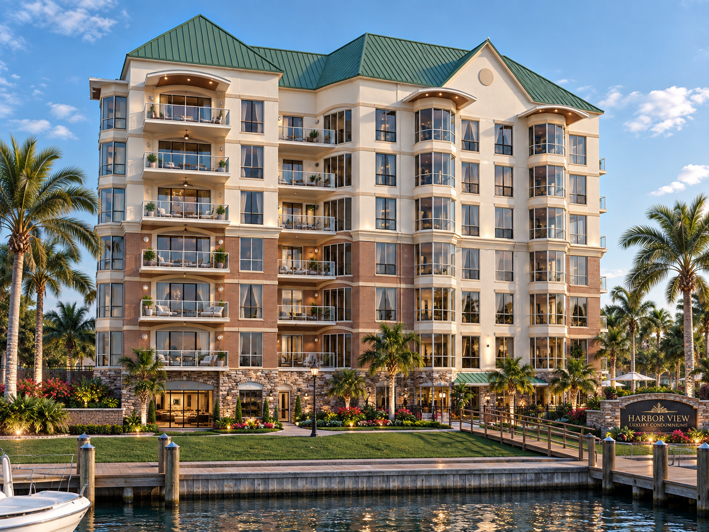 Waterfront building visualization